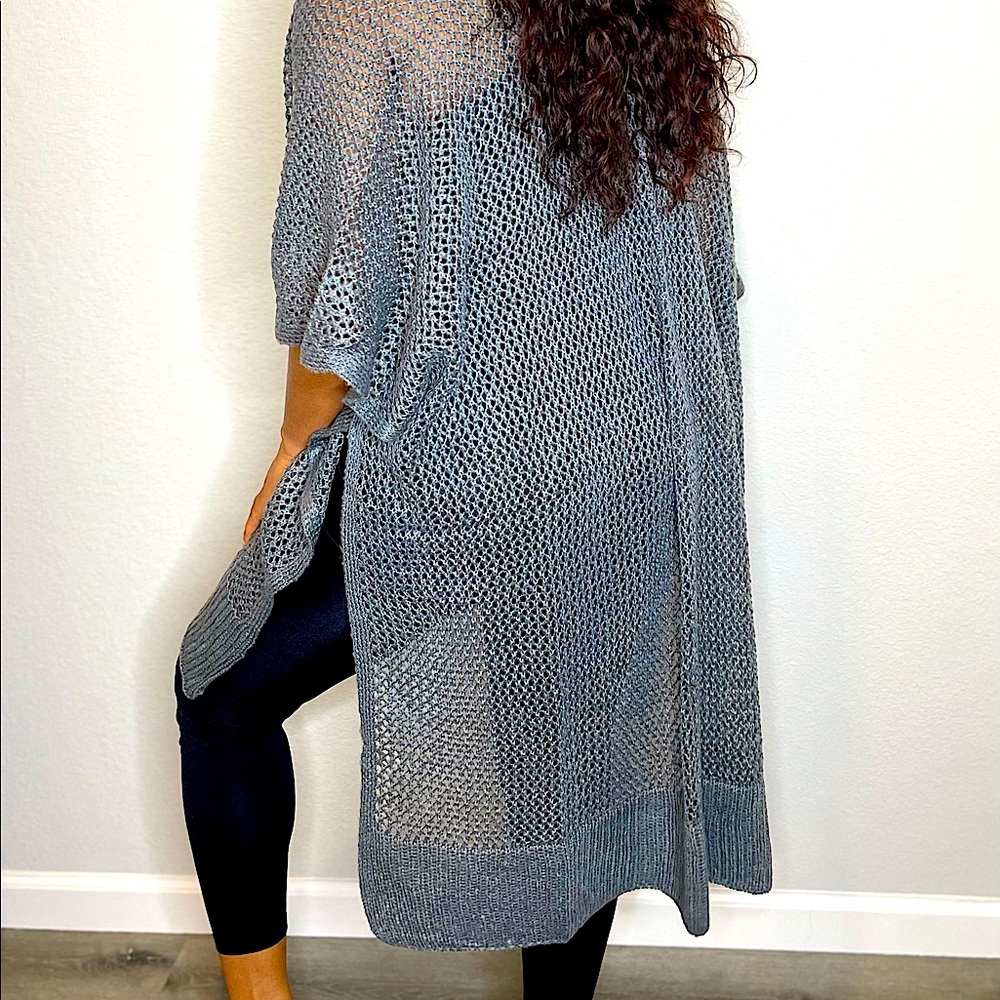Open Knit Kimono